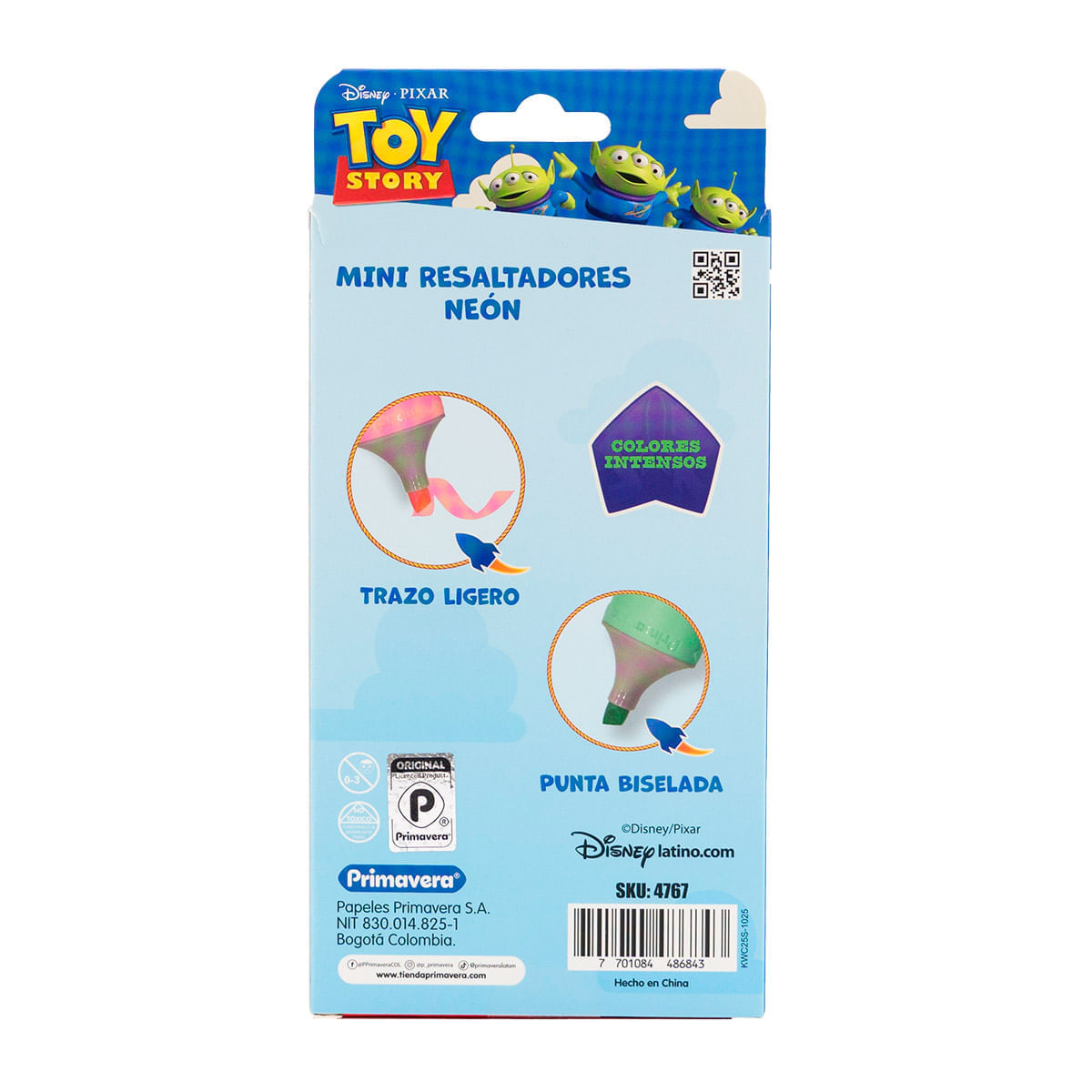 Mini Resaltador Toy Story Neón x 5 img #2