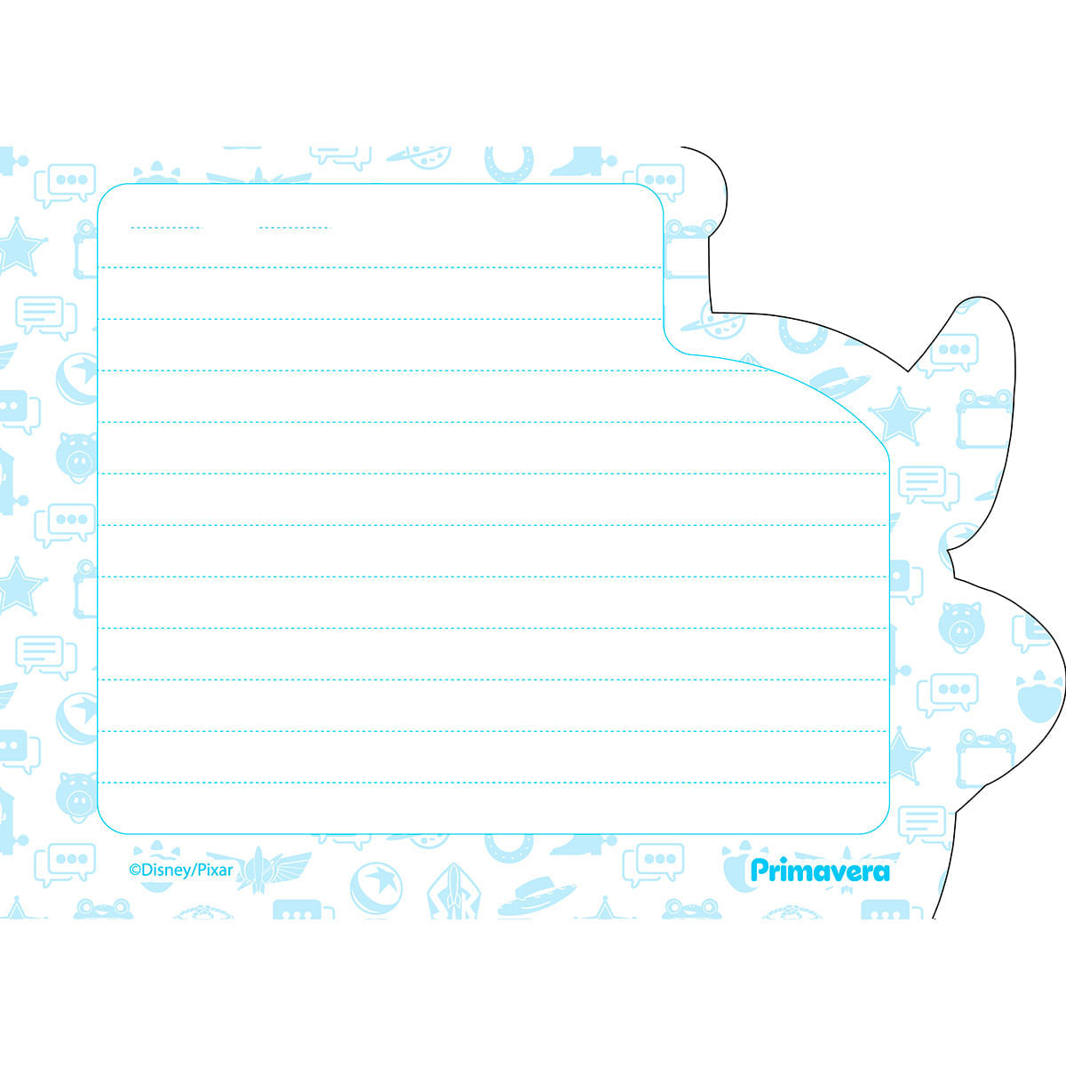 Libreta con Forma  Toy Story Marcianitos img #6