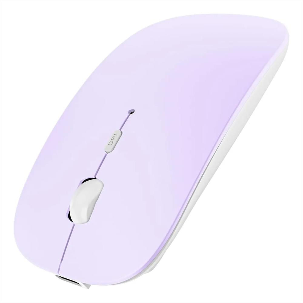 Mouse Inalambrico Lila Para Computador/Tablet/Ipad img #1