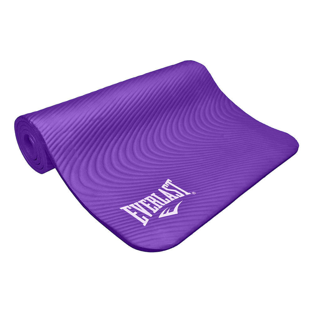 Colchoneta Tapete De Ejercicio 1cm Nbr Mat Everlast Morado img #1