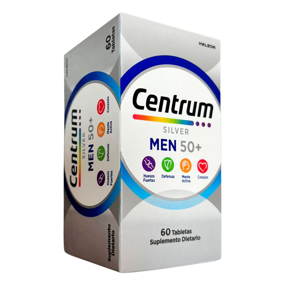Suplemento dietario CENTRUM silver men 50+ (60  und) img #1