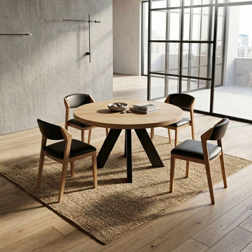 Mesa Comedor Buger Diámetro 100Cm img #3
