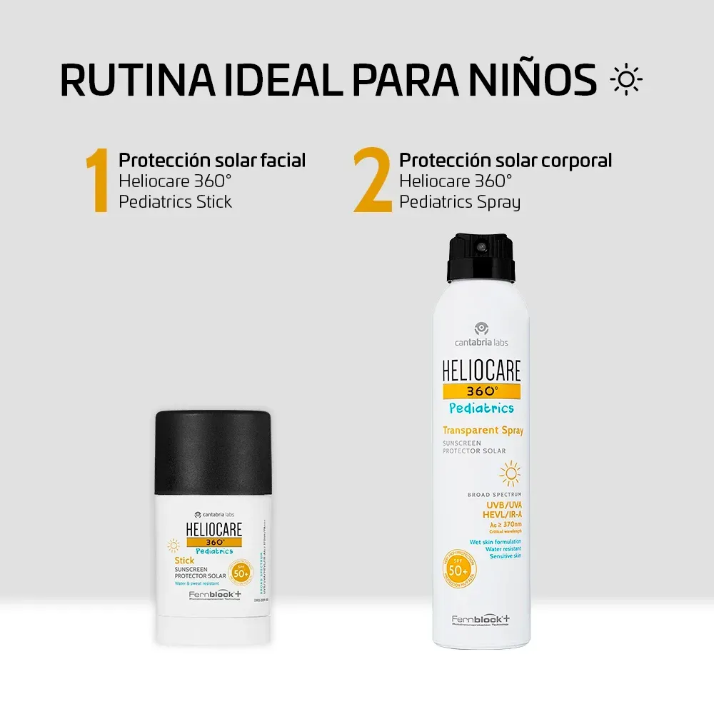 Heliocare 360° Pediatrics Stick Protector Solar Spf 50+ - Cantabria Labs img #5
