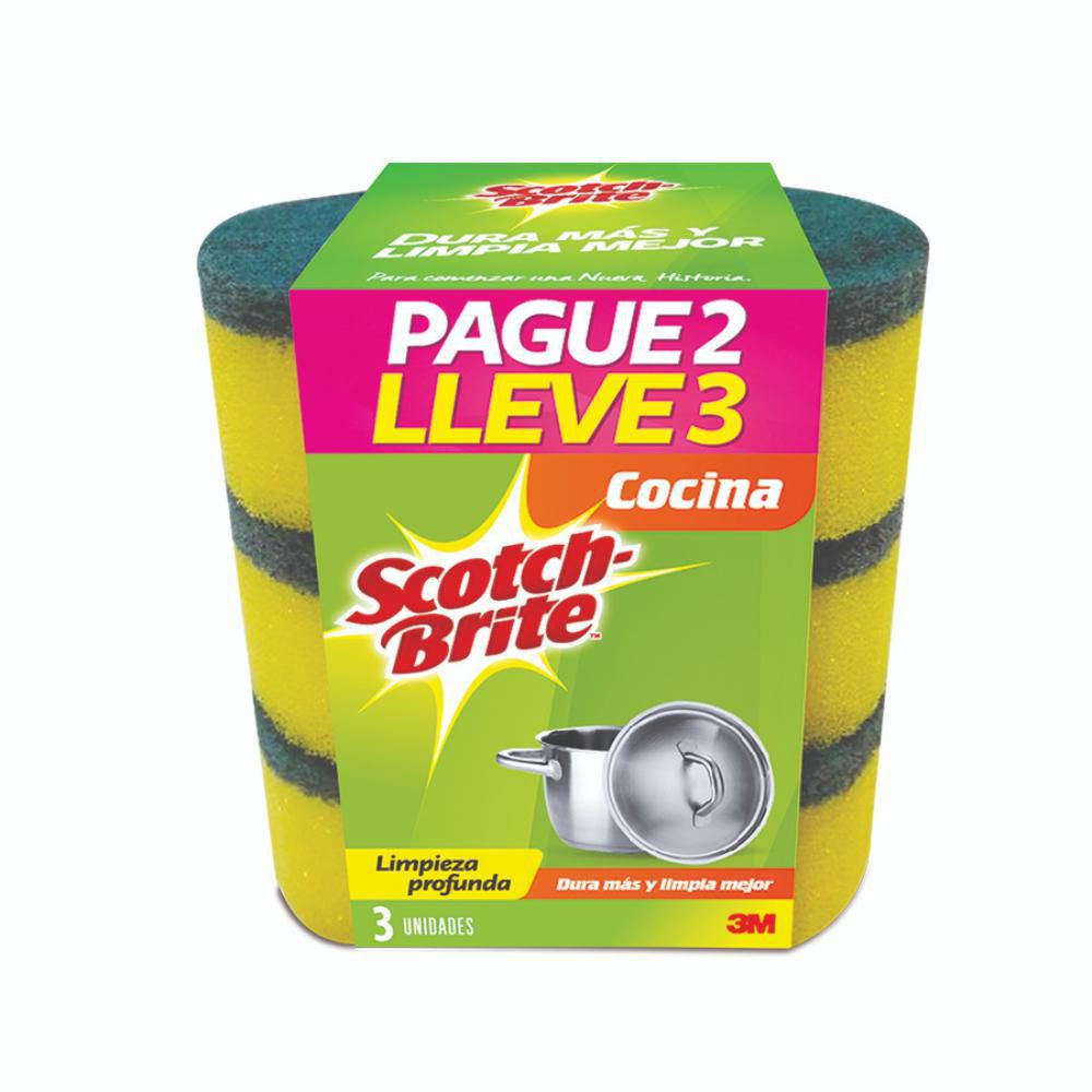 Esponja SCOTCH BRITE cocina multiusos (2  und) img #1