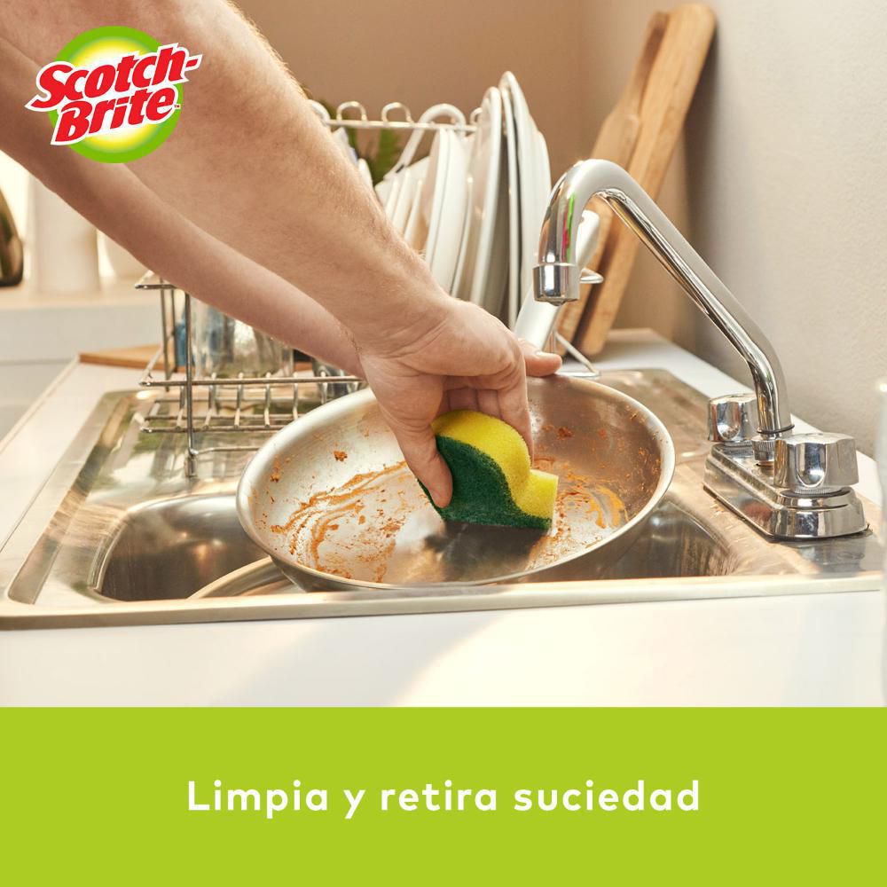Esponja SCOTCH BRITE cocina multiusos (2  und) img #5