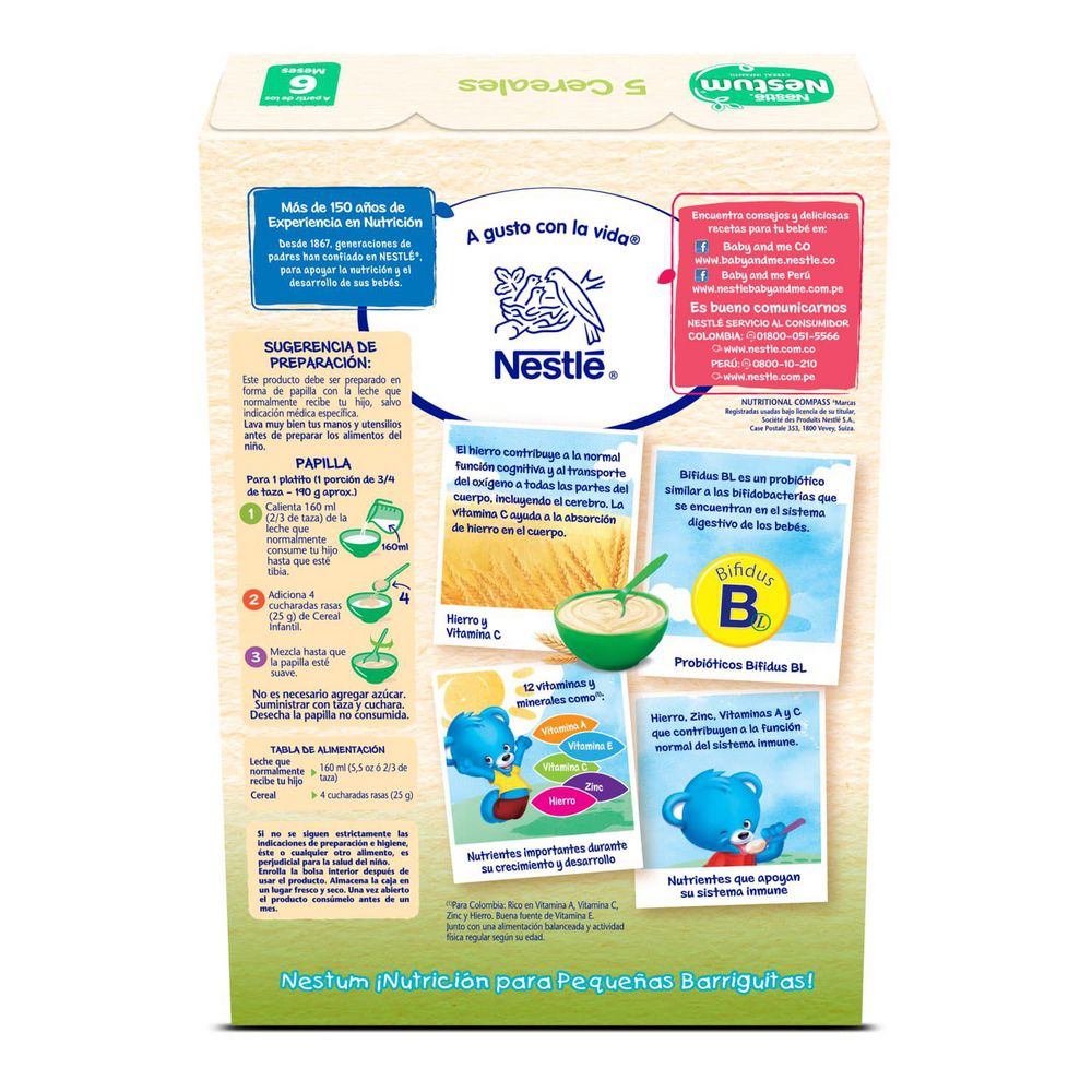 Cereal NESTUM 5 cereales (350  gr) img #3
