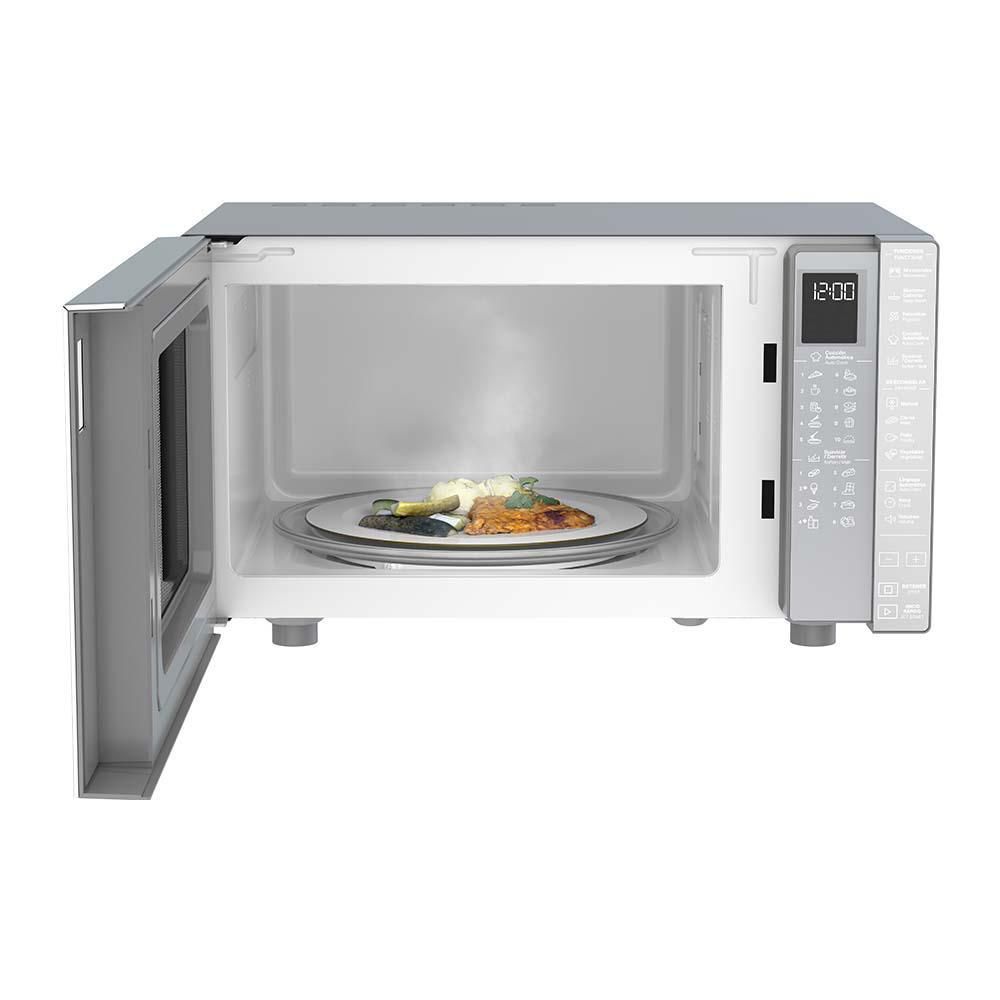 Horno microondas WHIRLPOOL 1.1 p3 (30 L) Silver Acabado Espejo WM1811D img #4
