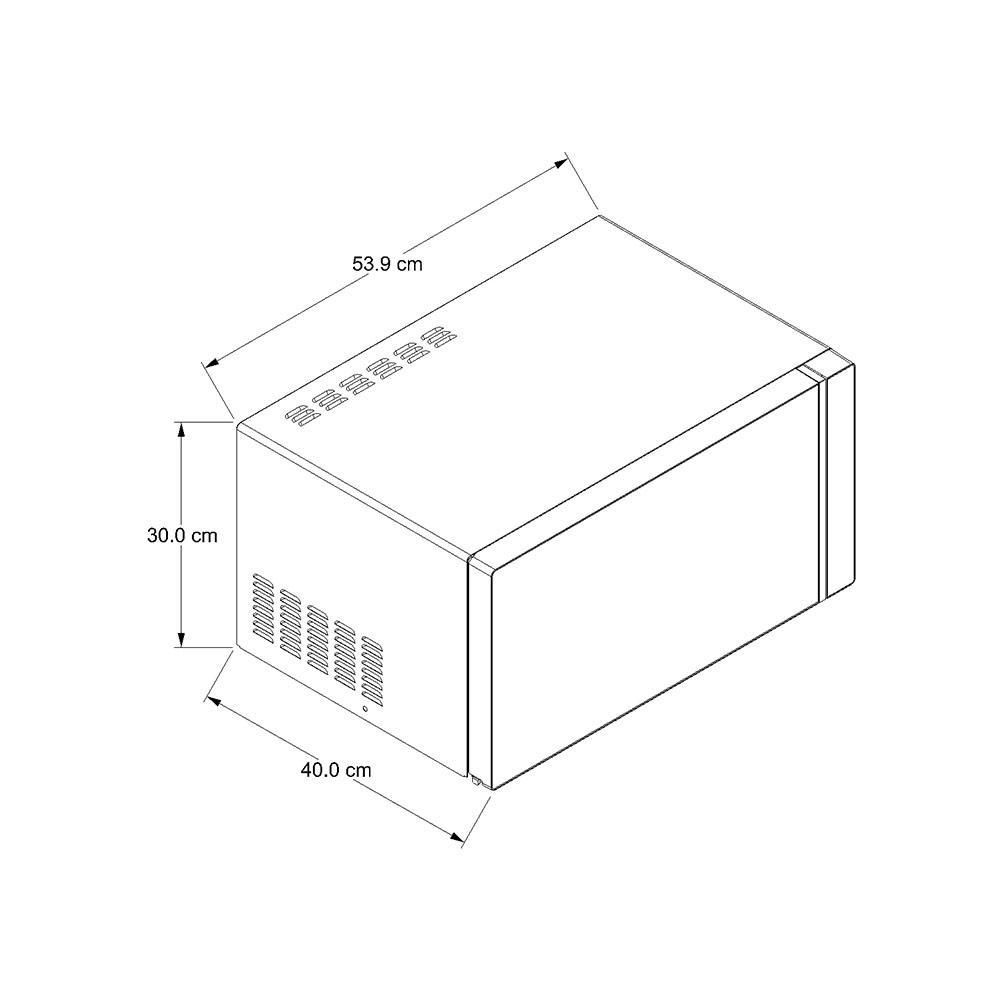 Horno microondas WHIRLPOOL 1.1 p3 (30 L) Silver Acabado Espejo WM1811D img #6