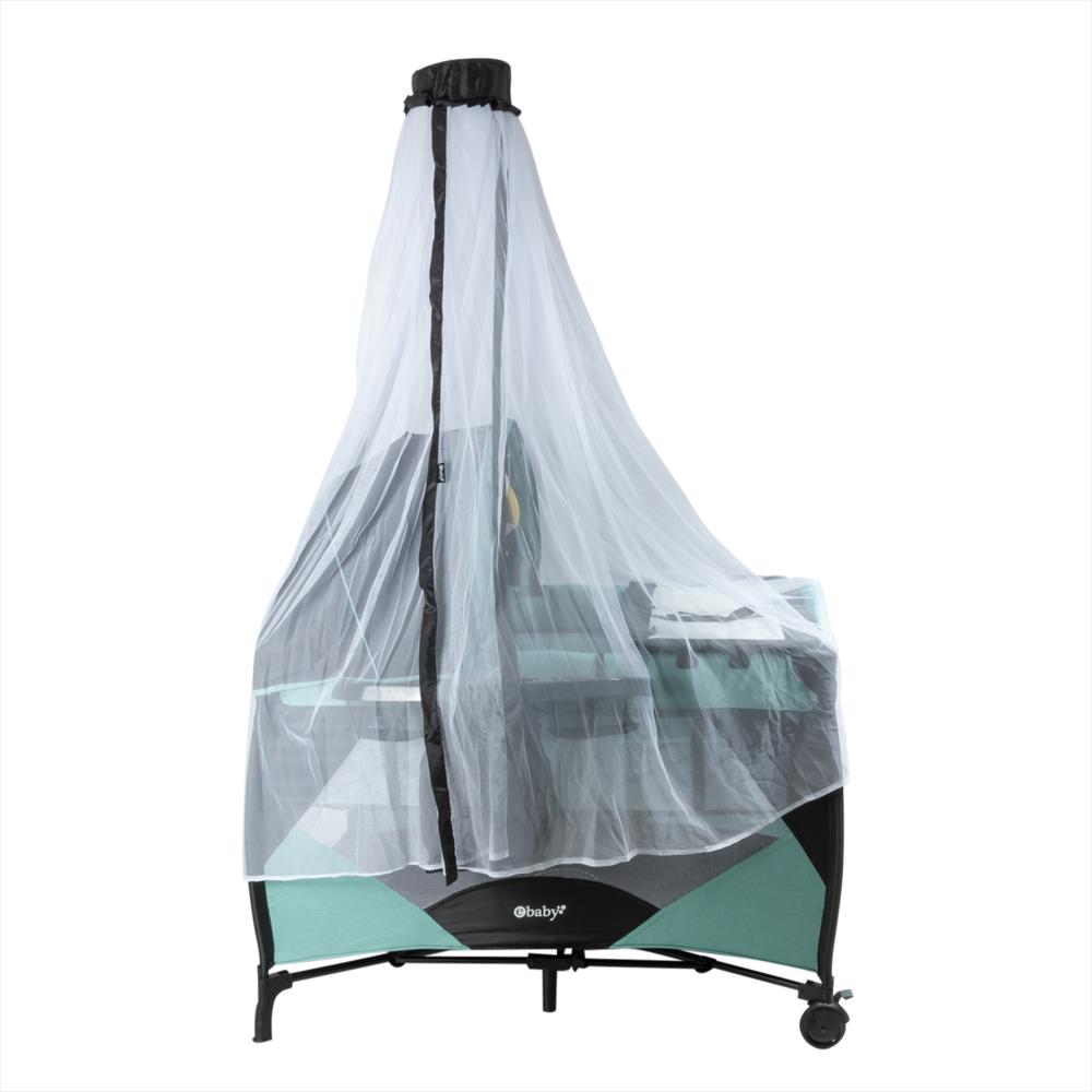 Cuna Corral Con Función Mecedora Iris Eb717 Verde img #3