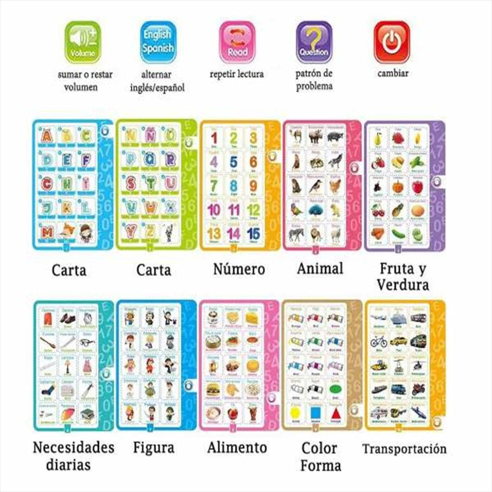 Libro Interactivo Bilingue Para Niños img #3