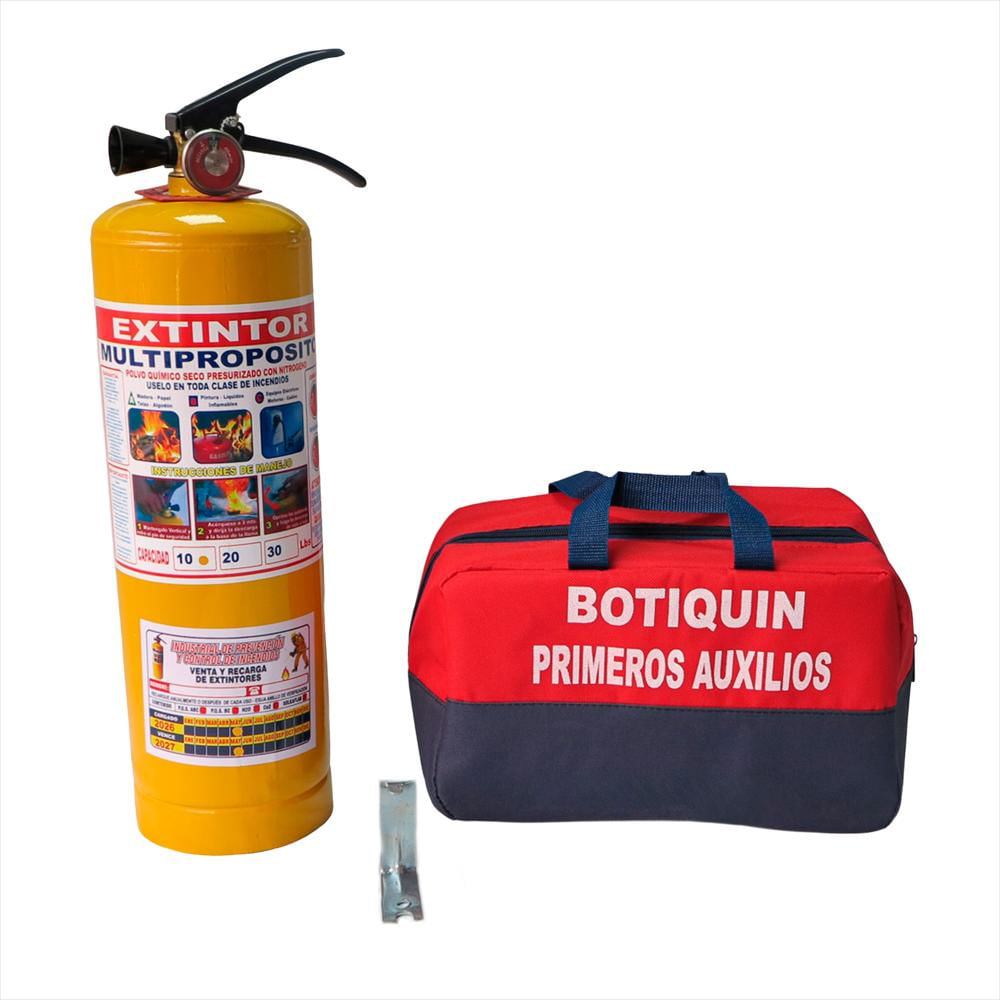 Extintor De 10 Lb + Botiquin Tipo A img #1