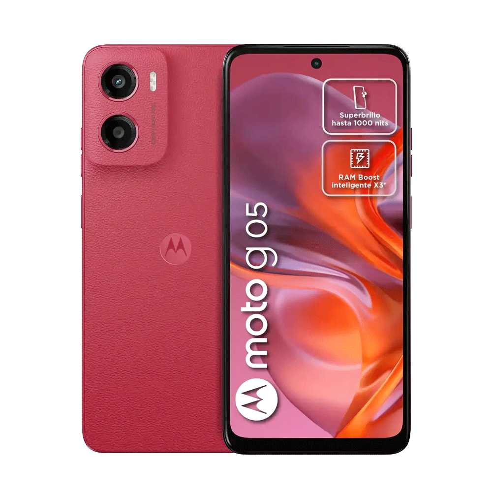 Celular Motorola Moto G05 4G 4+256GB Rojo img #1