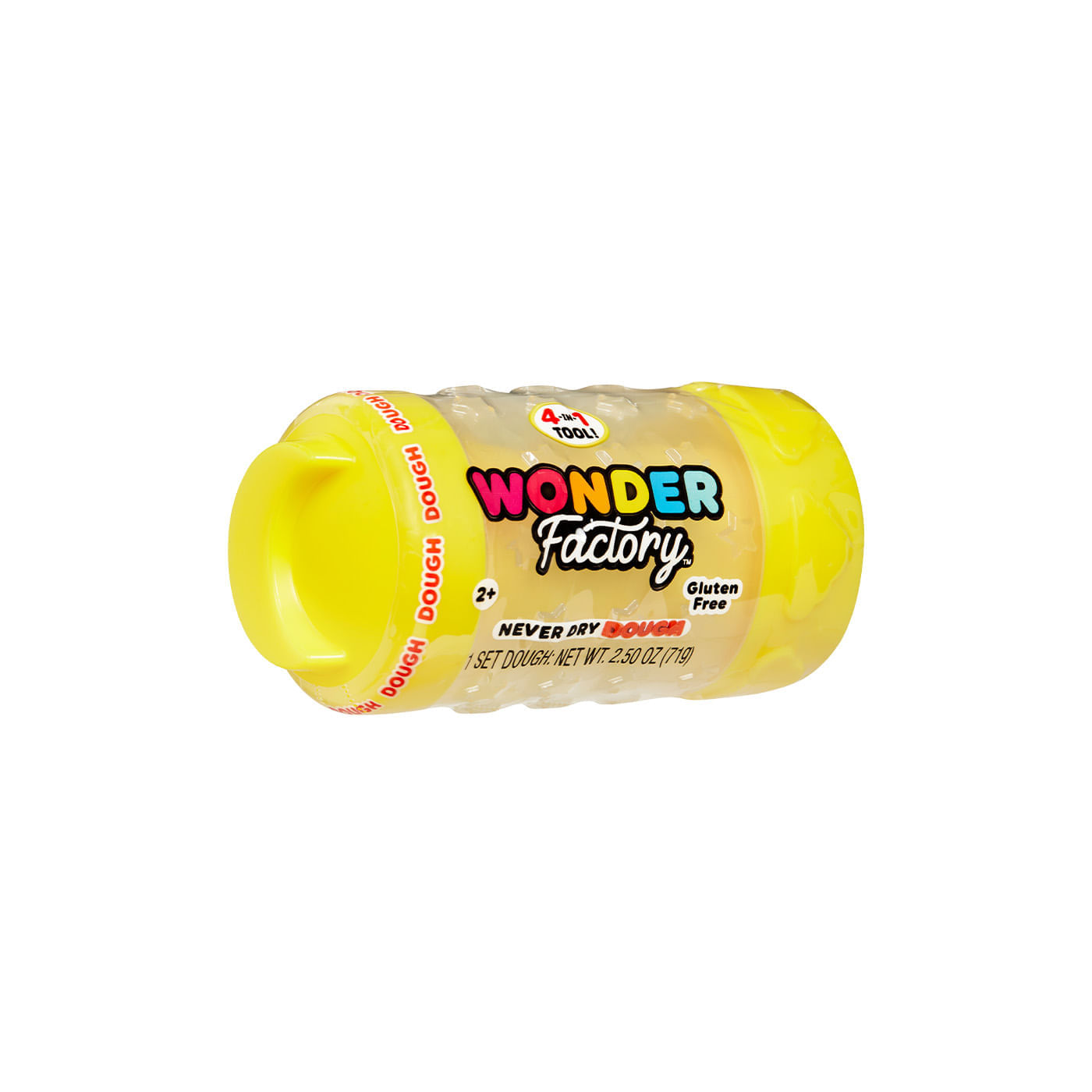 Wonder Factory Masa Moldeable Clásica Amarillo Libre de Gluten para Juego Creativo img #1