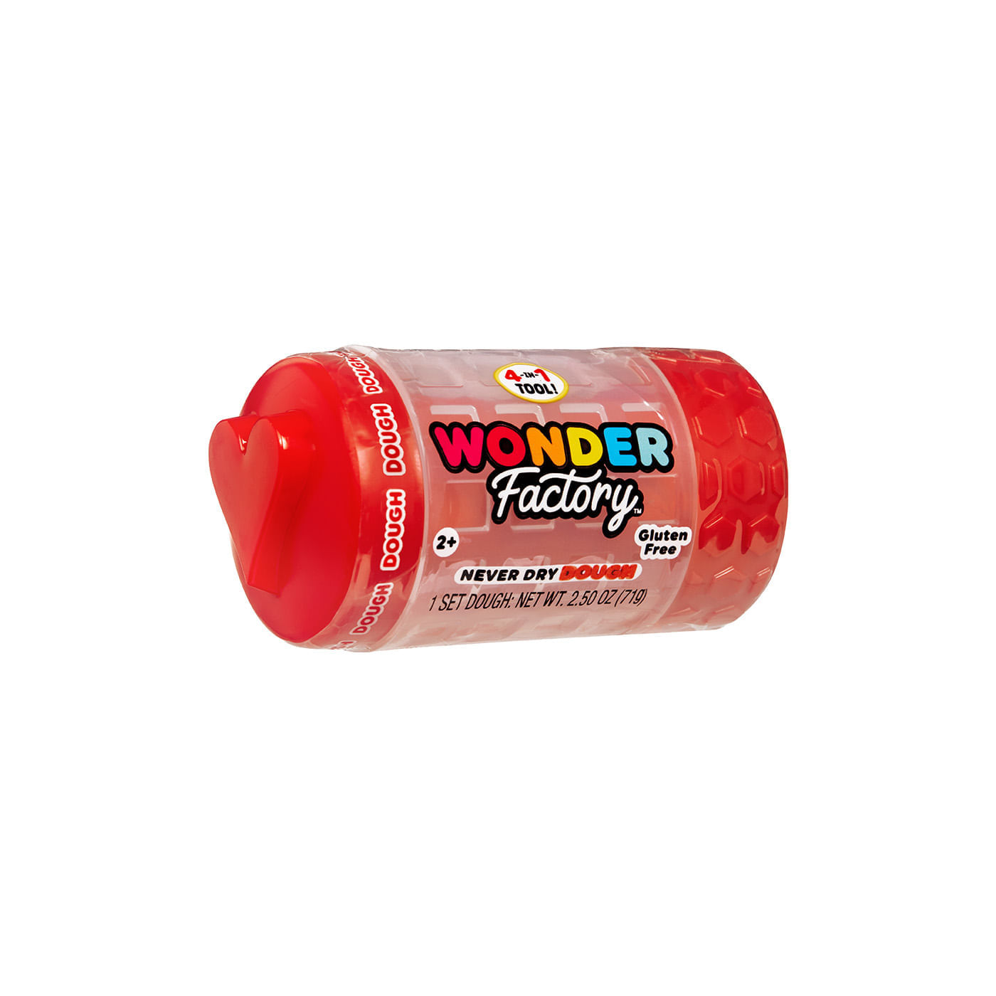 Wonder Factory Masa Moldeable Clásica Rojo Libre de Gluten para Juego Creativo img #1
