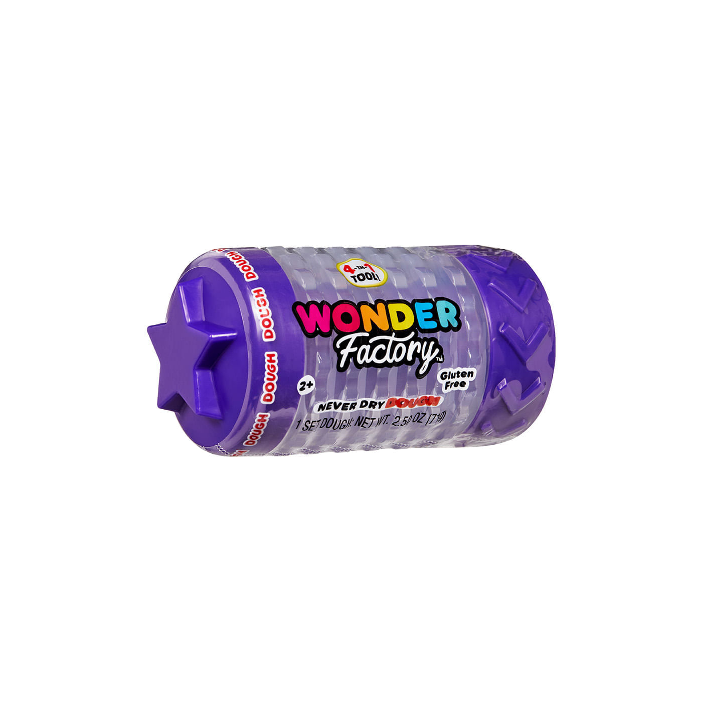 Wonder Factory Masa Moldeable Clásica Morado Libre de Gluten para Juego Creativo img #1