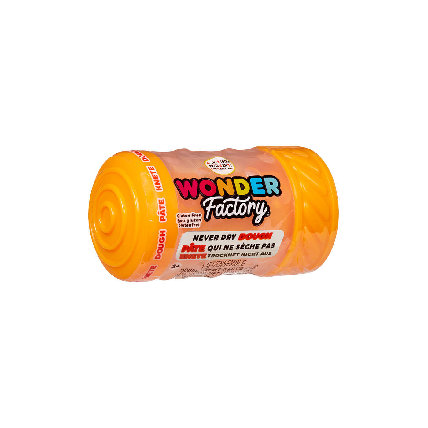 Wonder Factory Masa Moldeable Clásica Naranja Libre de Gluten para Juego Creativo img #1