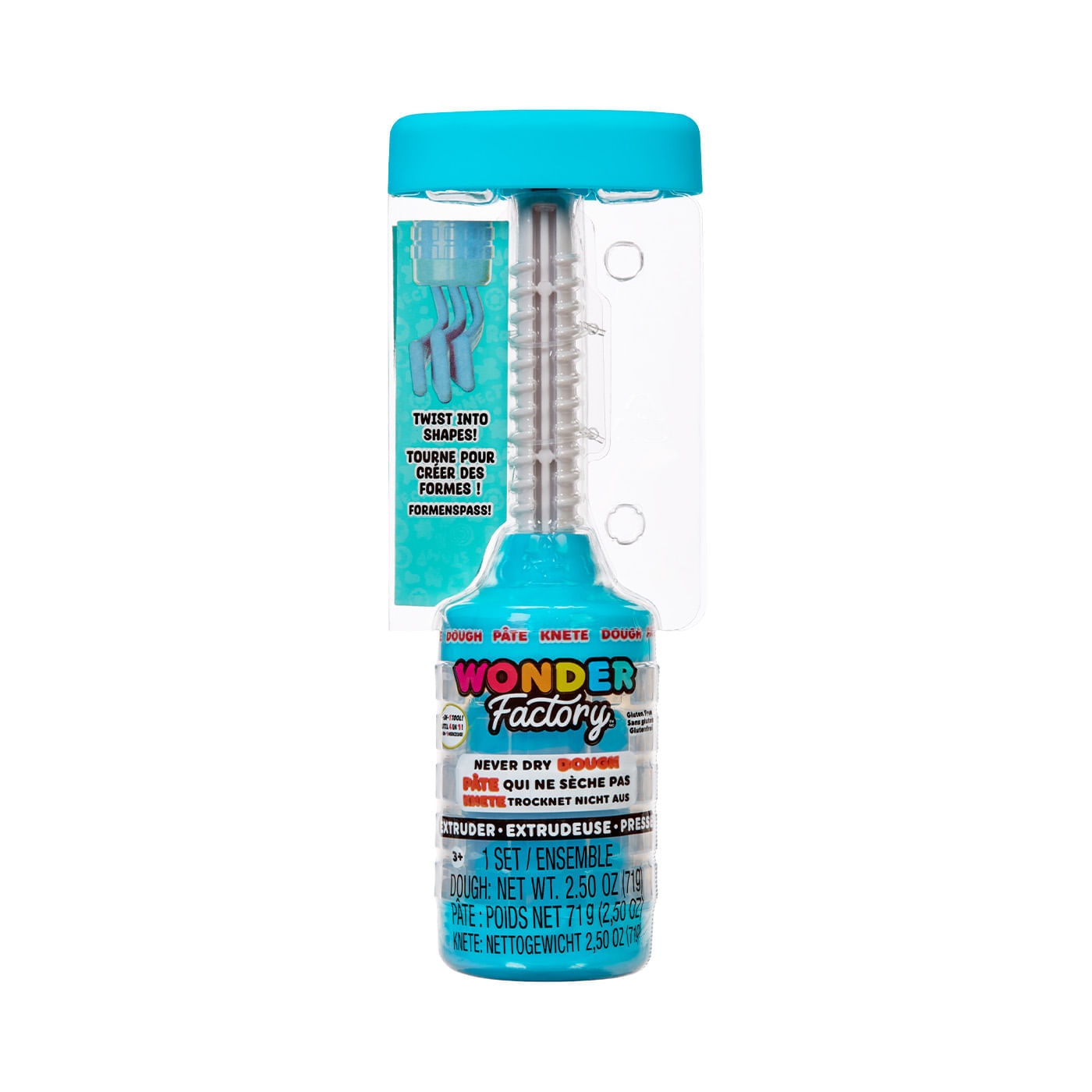 Wonder Factory Masa Moldeable Extruder Azul con Accesorios Creativos img #1