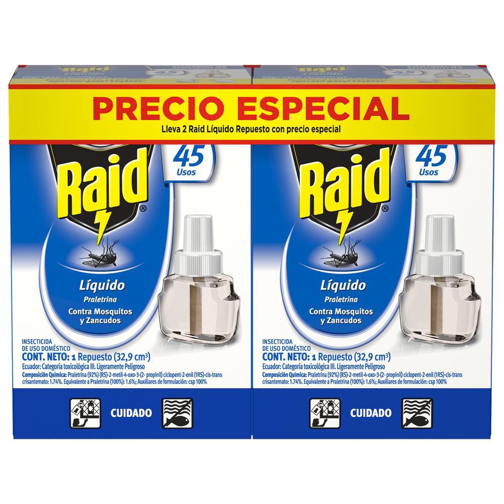 Repelente Líquido volador 2 Rp RAID 66  ml img #1