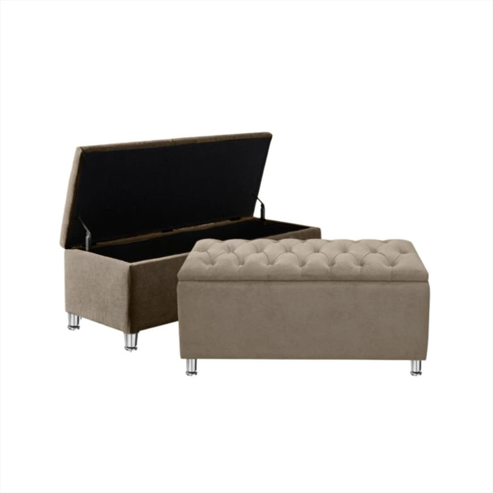 Puff Baul Doble Taupe img #1