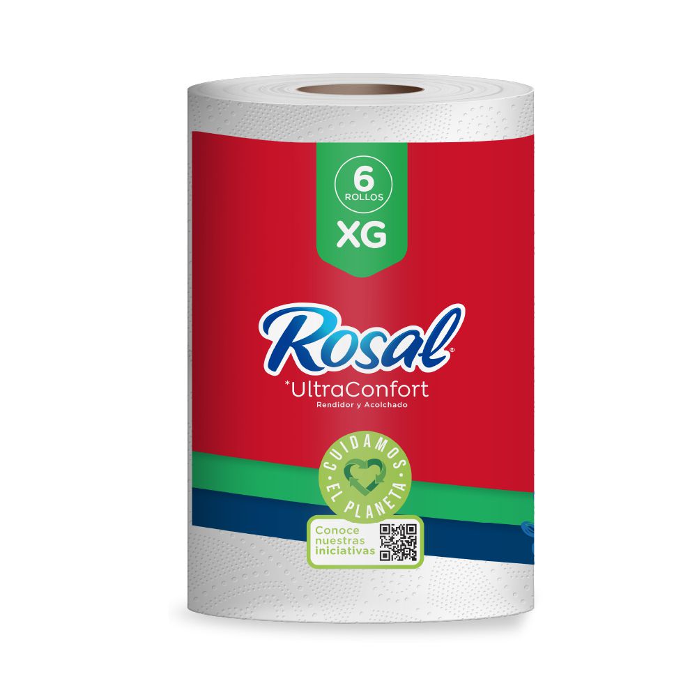 Papel higiénico ROSAL triple hoja x6 rollos (150  mts) img #5