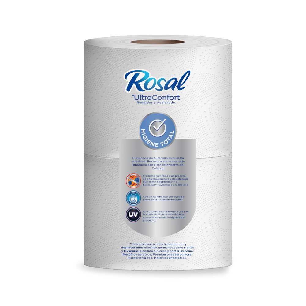 Papel higiénico ROSAL triple hoja x6 rollos (150  mts) img #6