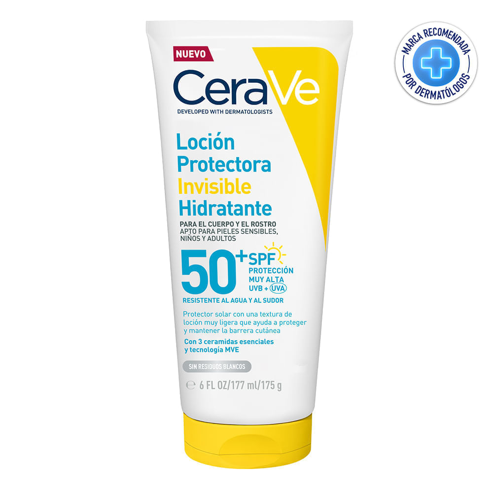 Protector Solar Loción Invisible Hidratante Spf50+ - CeraVe img #2