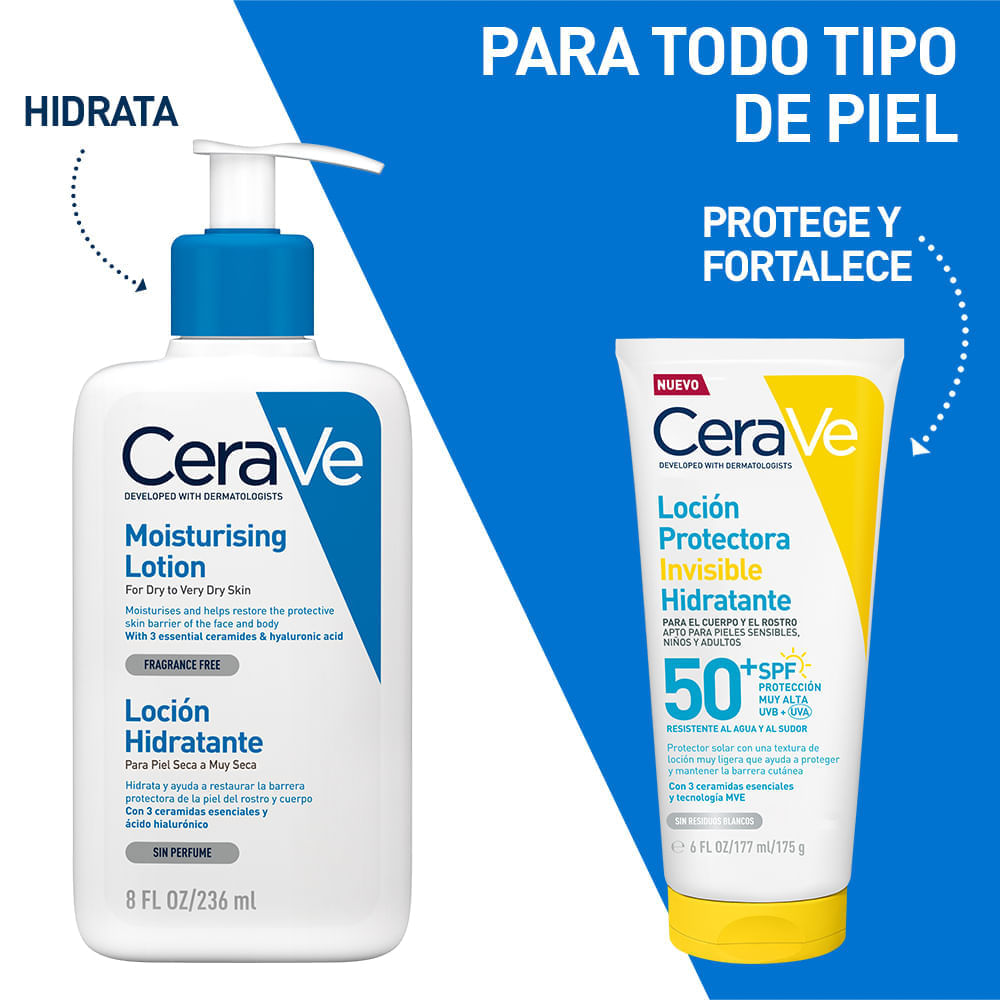 Protector Solar Loción Invisible Hidratante Spf50+ - CeraVe img #5