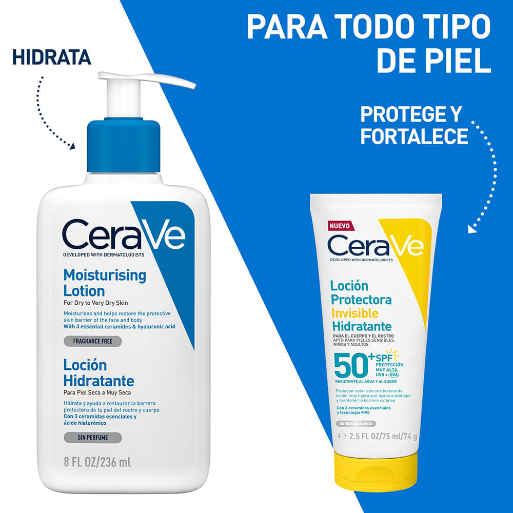 Protector Solar Loción Invisible Hidratante Spf50+ - CeraVe img #5