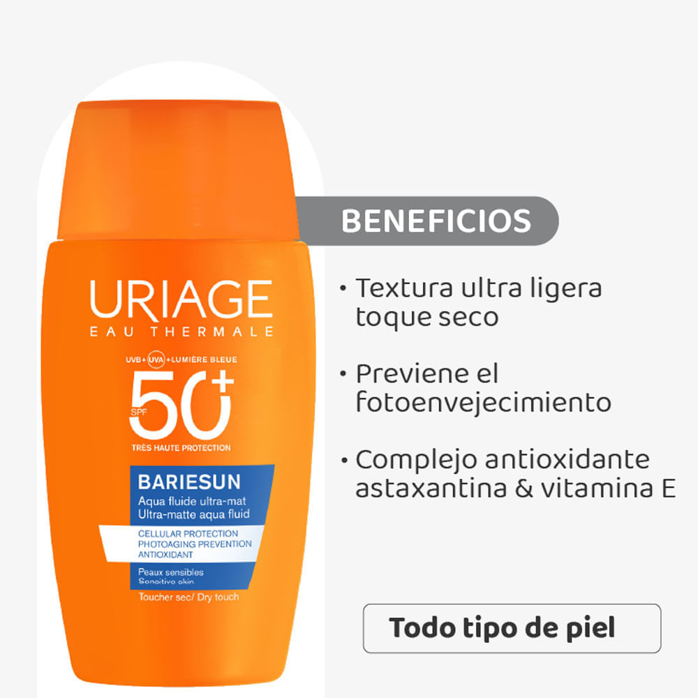 Bariésun Protector Aqua Ultra Mate SPF 50+ - Uriage img #2