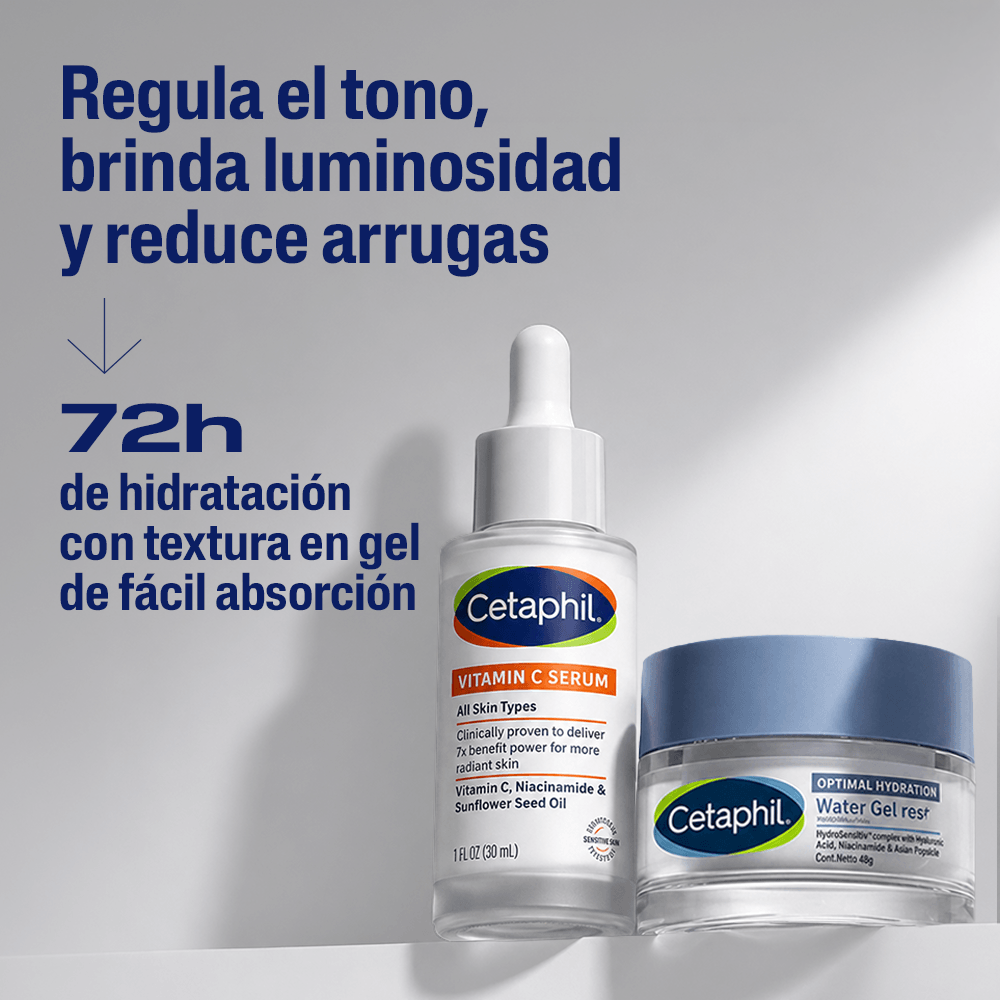 Kit Vitamina C Serum 30 ml + Oh Water Gel 48 gr - Cetaphil img #3