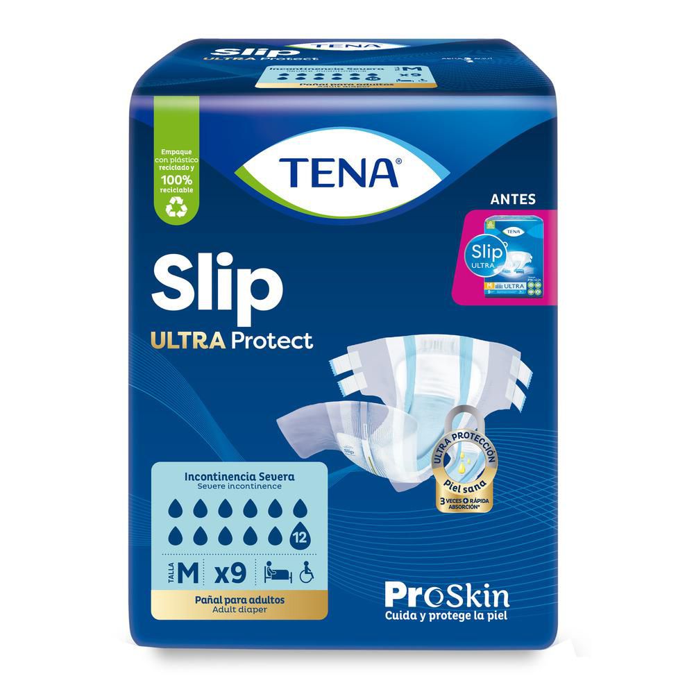 Pañales para adultos TENA slip ultra protect M (9  und) img #1