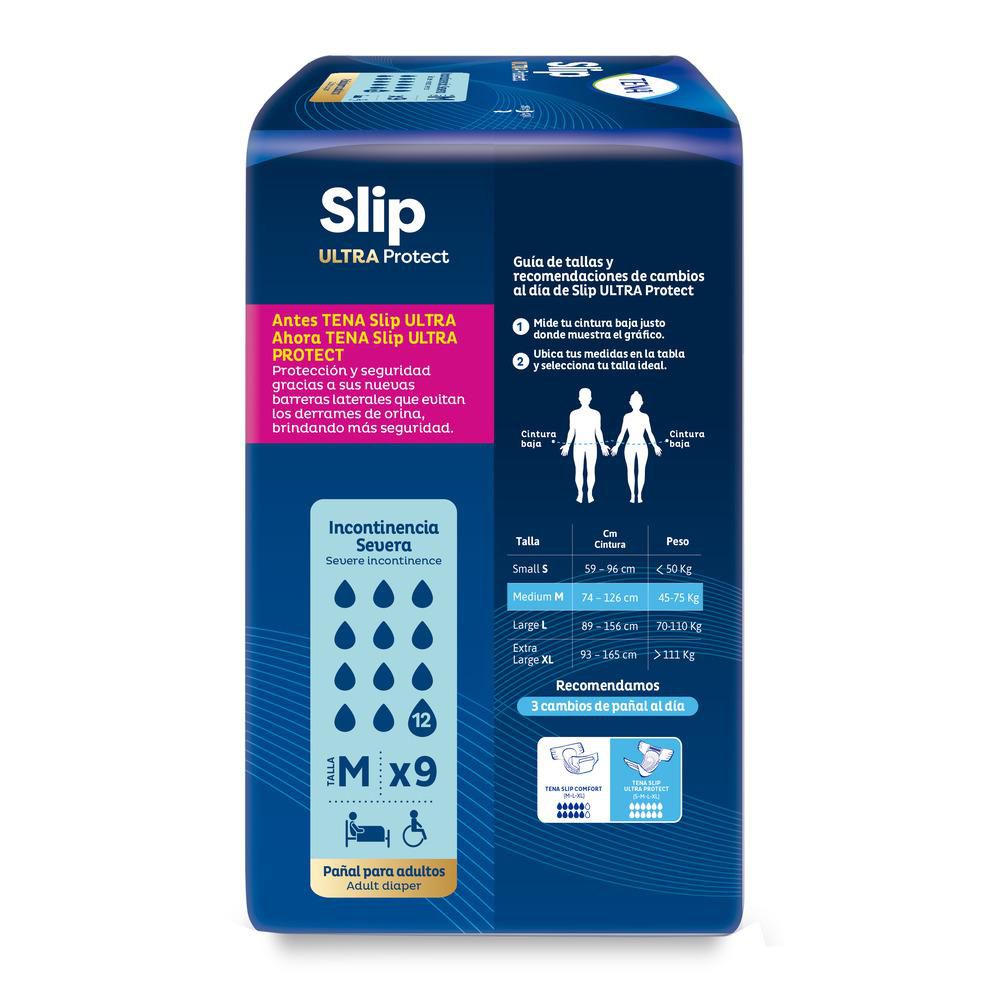 Pañales para adultos TENA slip ultra protect M (9  und) img #3