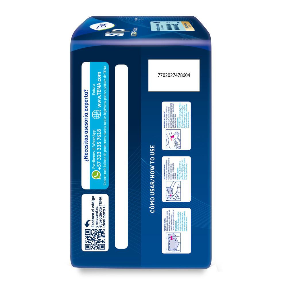 Pañales para adultos TENA slip ultra protect M (9  und) img #4