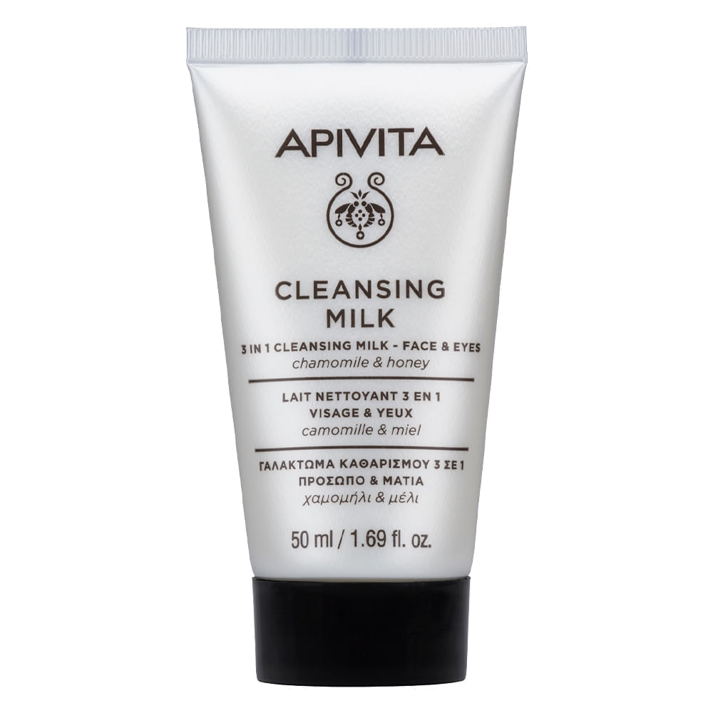 Cleasing Milk 3 en1 - Face & Eyes - Apivita img #1