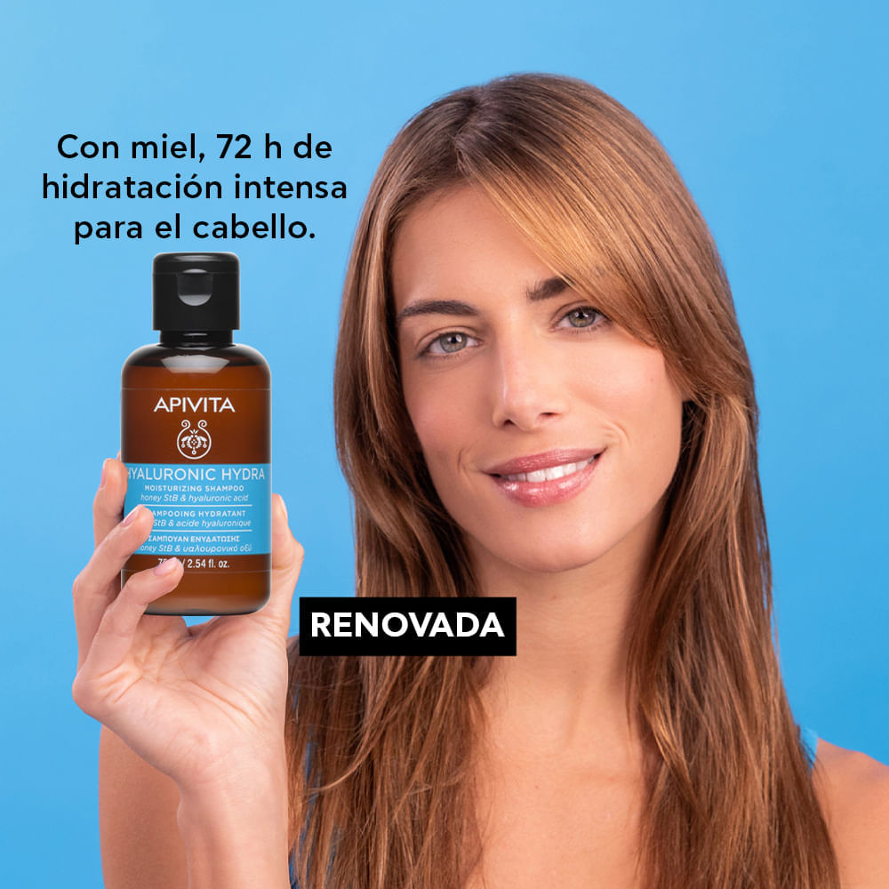 Shampoo Mini Hyalu Hydra - Apivita img #4