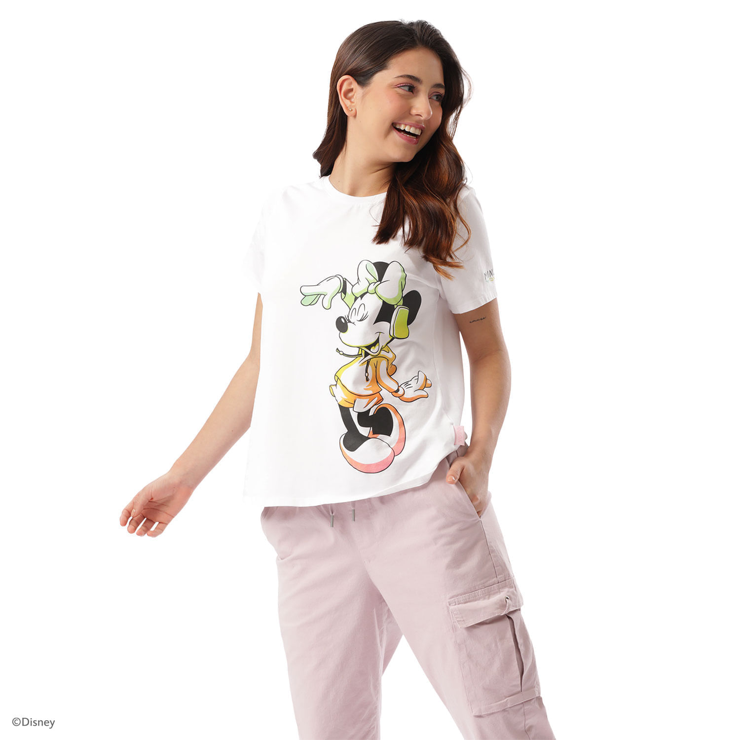 Camiseta Estampada para Mujer Minnie Mouse In Real Life Feel img #1