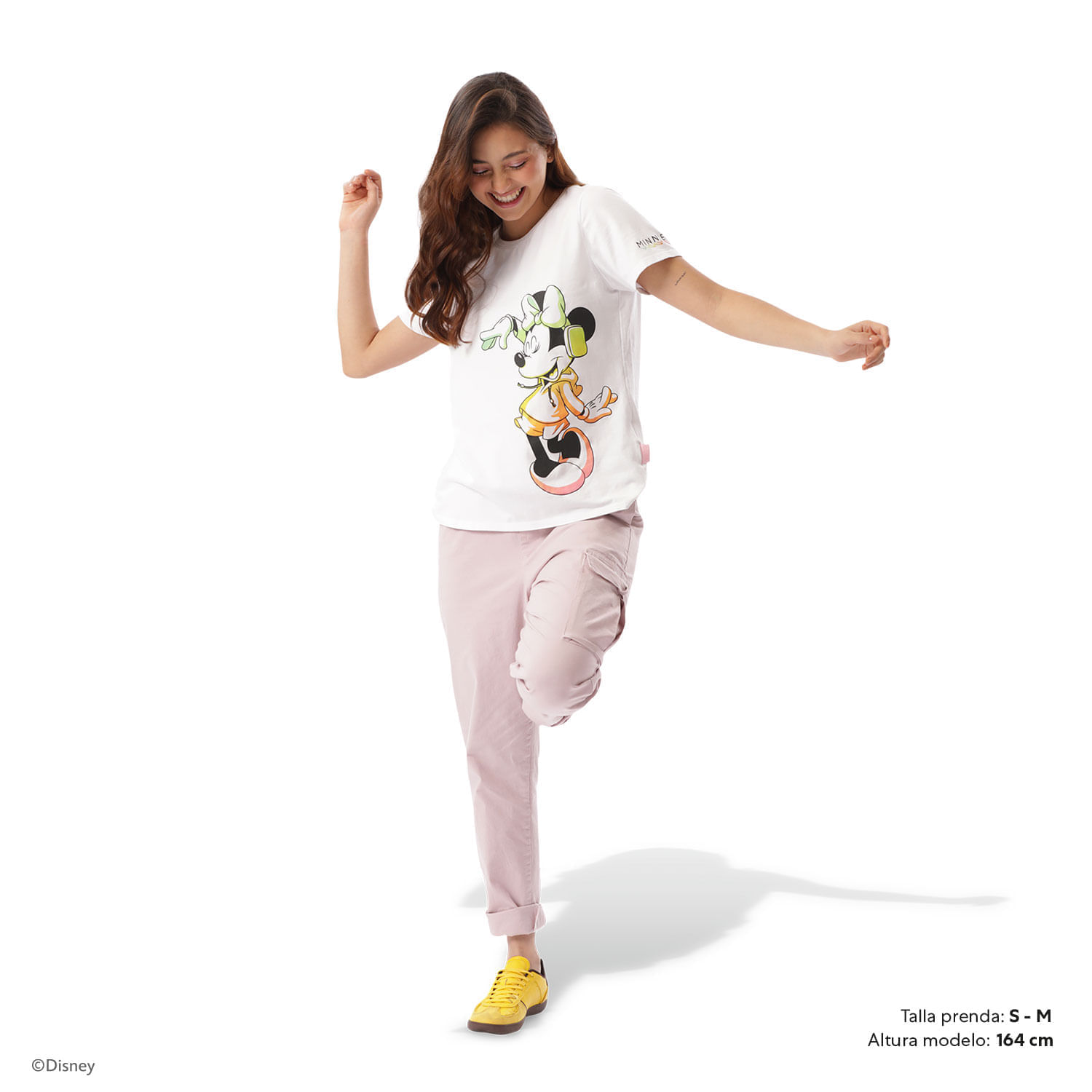 Camiseta Estampada para Mujer Minnie Mouse In Real Life Feel img #3