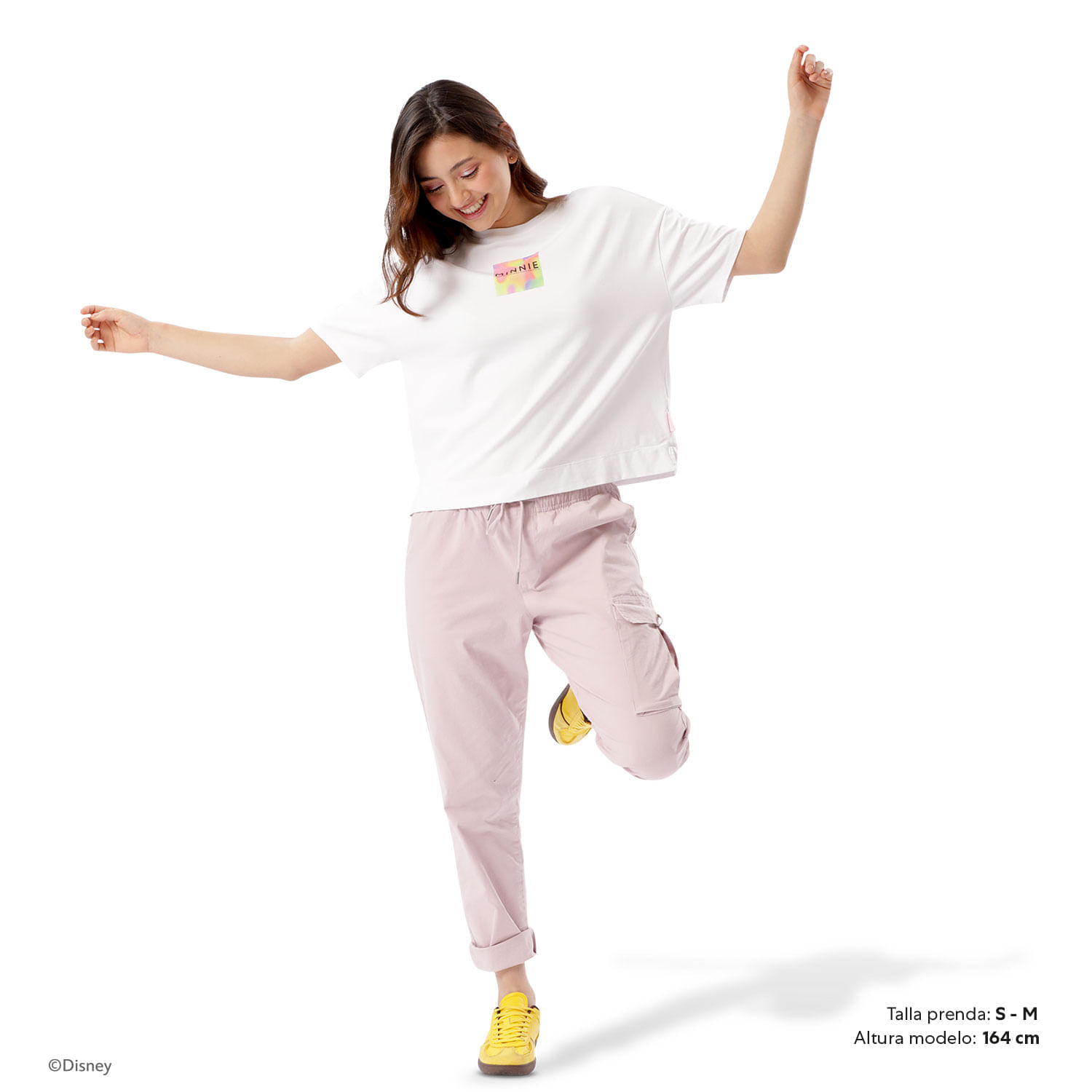 Camiseta Oversize Blanca Minnie Mouse In Real Life Feel img #3