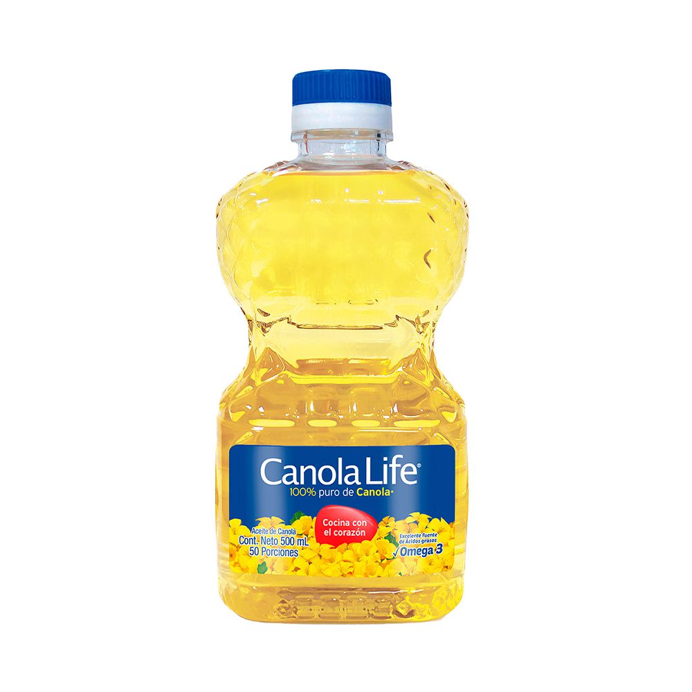 Aceite de canola CANOLA LIFE con omega 3 (500  ml) img #1