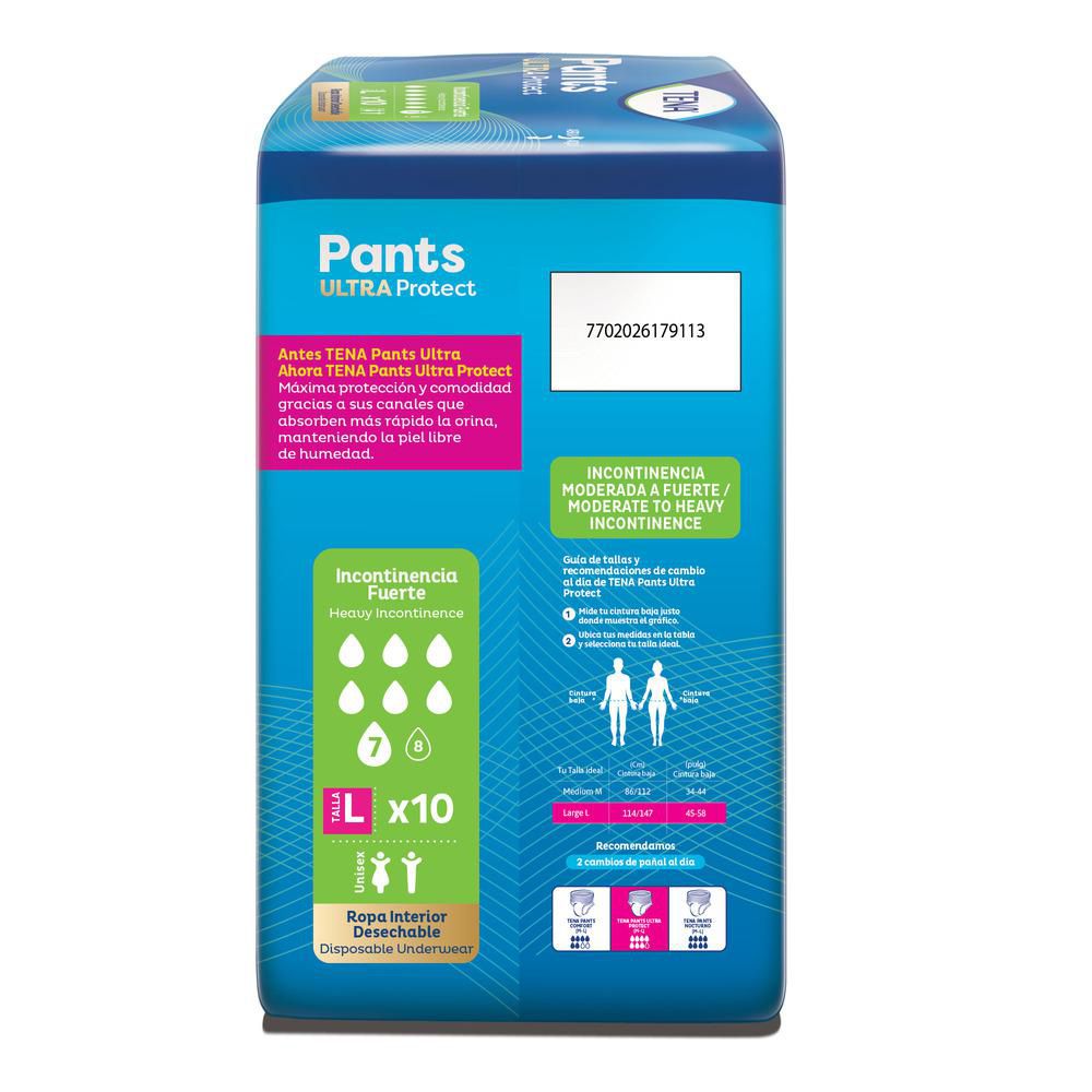 Pañales TENA pants ultra talla L (10  und) img #3