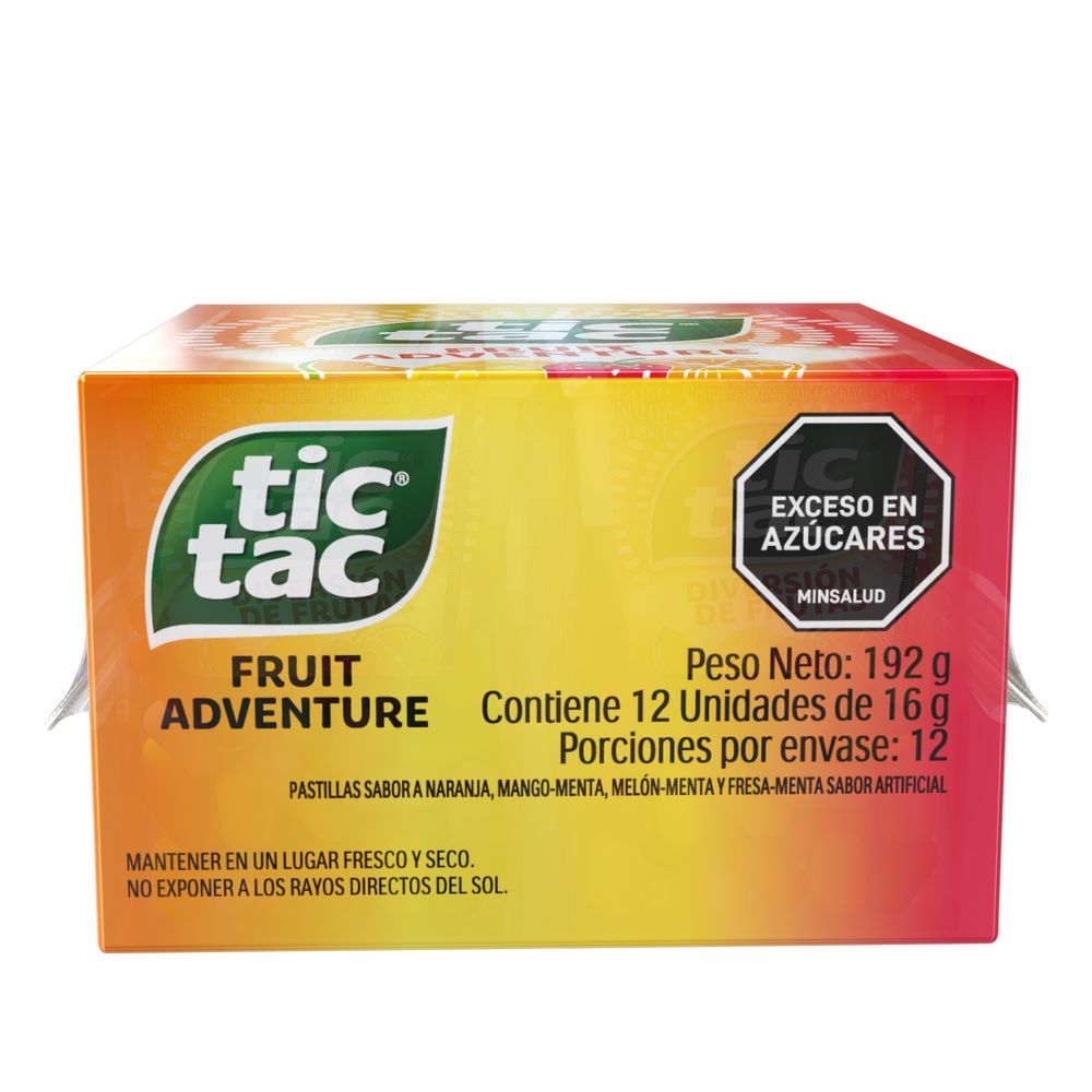 Caramelos TIC TAC masti fruit adventure (192  gr) img #1