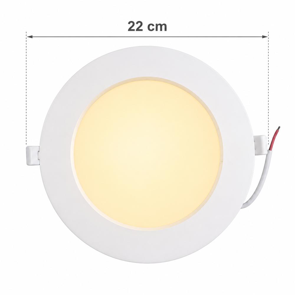 Panel Led 18W Incrustar Luz Calida Fullwat img #2