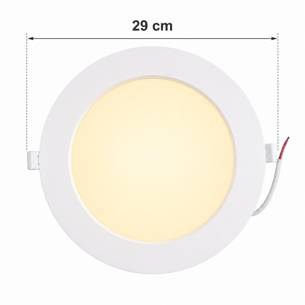 Panel Led 24W Incrustar Luz Calida Fullwat img #2