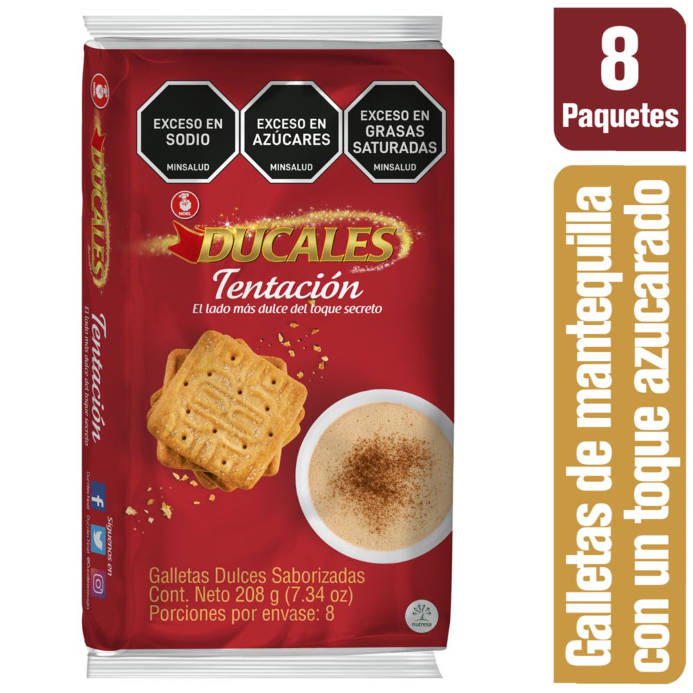 Galletas DUCALES tentación x8und (208  gr) img #1