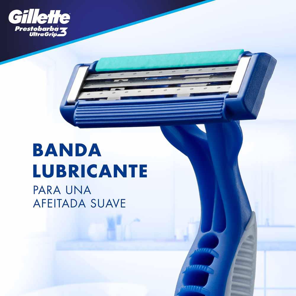 Máquina de afeitar PRESTOBARBA ultragrip desechable (4  und) img #4