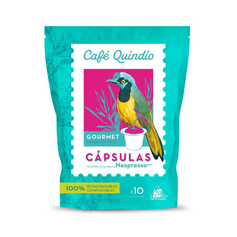 Cápsulas de café CAFE QUINDIO gourmet x10und (55  gr) img #1