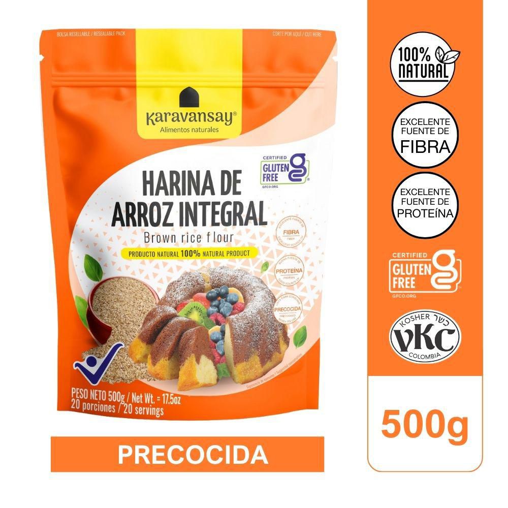 Harina Karavansay integral precocida (500  gr) img #1
