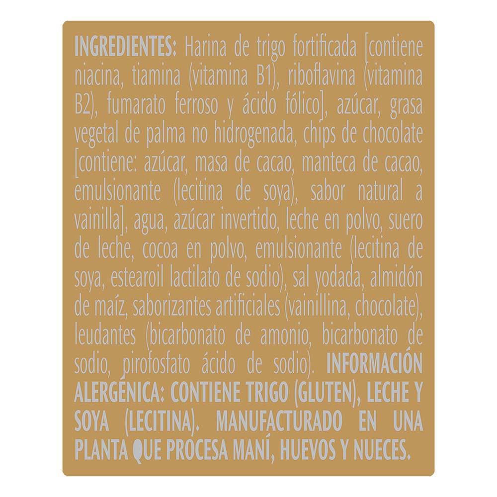 Galletas MOMENTS chips de chocolate (132  gr) img #3