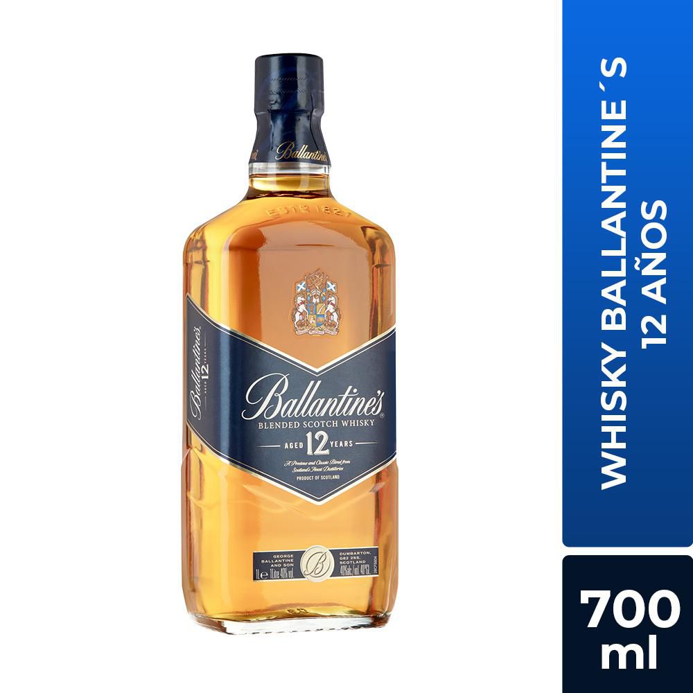 Whisky BALLANTINES blended 12 Años (700  ml) img #1