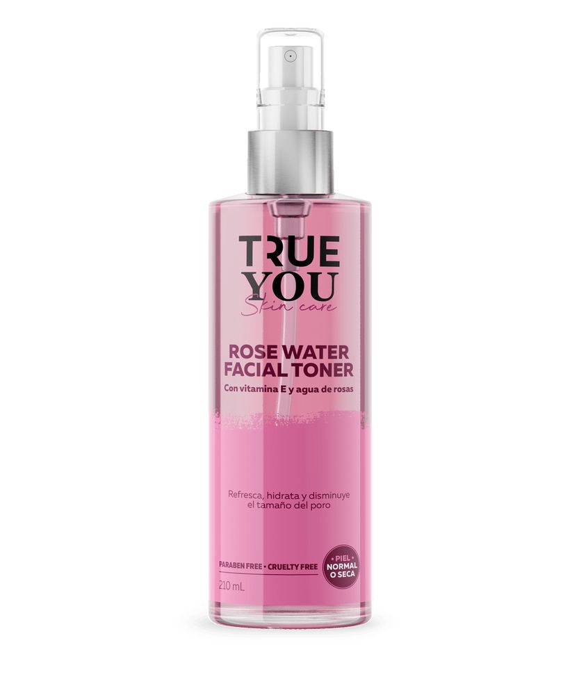 Tónico facial TRUE YOU agua de rosas (210  ml) img #1